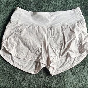 White Lululemon Shorts